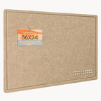 Bulletin Board, 36 x 24 inches Felt Board by Lightomorrow