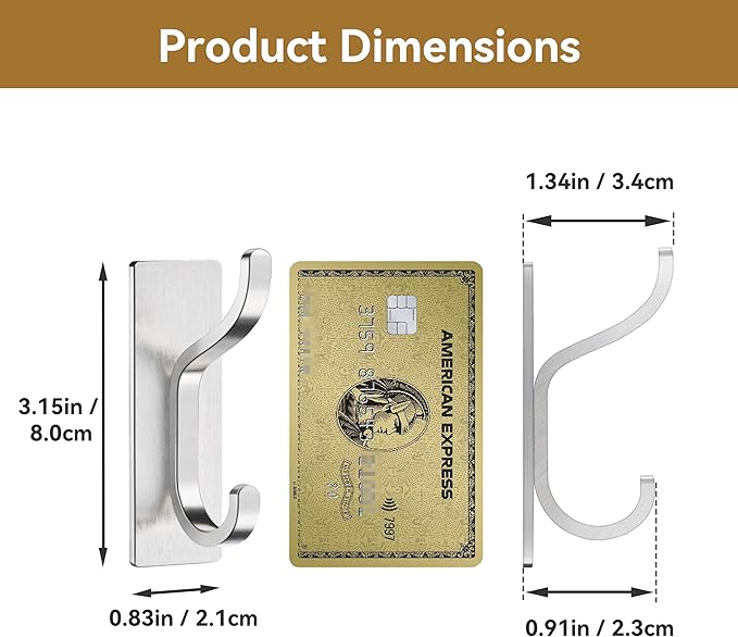 pickpiff Adhesive Wall Hooks for Hanging Towels - Image 7