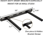 BGMG Wood Floating Shelves for Wall 16 inch Set of 2, Rustic Wooden Wall Mount - Image 3