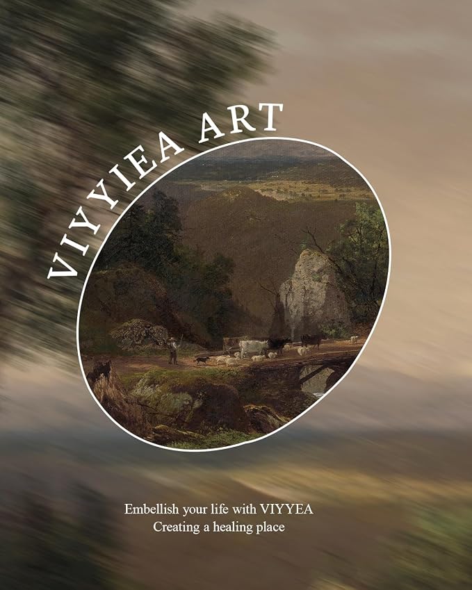VIYYIEA Vintage Large Framed Wall Art - Image 4