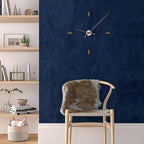 30" x 160" Large Self Adhesive Velvet Wallpaper Blue Flocking Liner Blue Felt - Image 9