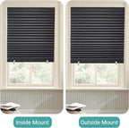 Changshade 6 Pack Temporary Shades, Pleated Paper Blinds - Image 7