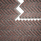EverStone Herringbone Faux Brick Panel, 46 1/2"W x 25 1/4"H x 1"D, Stratus Color - Image 9