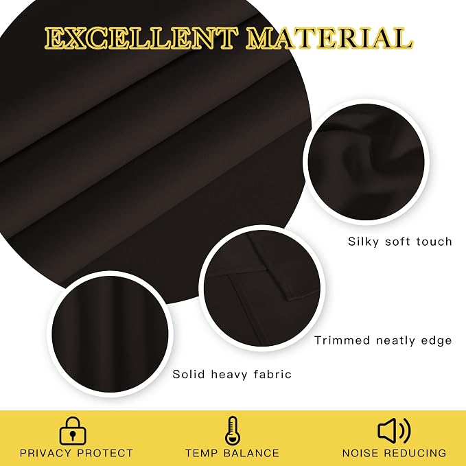 NICETOWN Bedroom Blackout Curtain and Drape - Image 4