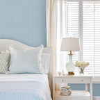 Orainege Peel and Stick Wallpaper Light Blue Wallpaper 15.7"x393.7" Textured - Image 3