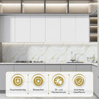 IZODEKOR Marble-Look Wall Panels – Set of 4, 47.24 × 23.62 inches – Alternative - Image 4