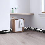 Black and White Wave Wallpaper Border 196x4 Inch Peel and Stick Wall Border - Image 4