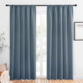 NICETOWN Window Curtains Blackout Drapes, Smoky Blue, 1 Pair, 52 by 84-Inch by NICETOWN