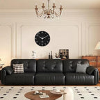 XNM Black Wall Clock for Living Room Minimalist Large Clock Battery Operated 20 - Image 5