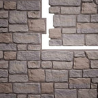 EverStone Cobblestone Faux Stone Panel, Harbor Mist Color - Image 9
