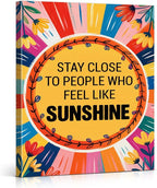 Inspirational Sunshine Wall Art Decor, Motivational Canvas Painting Pictures by VAHATAN