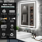 28x36Inch LED Bathroom Mirror - Image 2