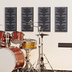 TONOR 4-Pack Acoustic Wood Wall Panels, 23.6” * 11.8” * 1.9” 3D Self-adhesive - Image 7