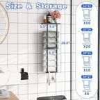 2-Tier Wall-Mounted Towel Rack - Image 3