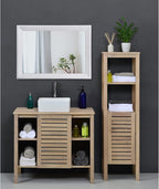 AAZZKANG Rectangular Wall Mirror Decorative Wood Framed Mirrors Large 20"x16" - Image 6