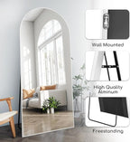 Prywot Arched Full Length Mirror, Dressing Room - Image 9
