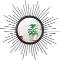 Sunburst Wall Mirror by HLFMVWE