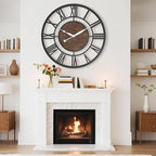 Pytha Sight 30 Inch Extra Large Giant Wall Clock, Oversized Round Silent - Image 3