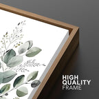 Bwodke Botanical Wall Art Plant Floral Watercolor Canvas Prints Set of 3 Framed - Image 3