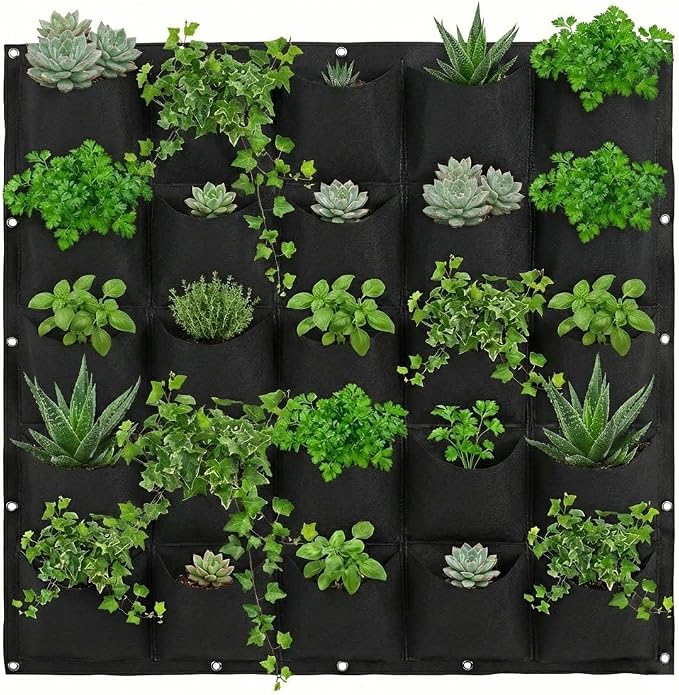 WFIST Vertical Hanging Planter Bag, Breathable Felt Wall Garden Planter by WFIST