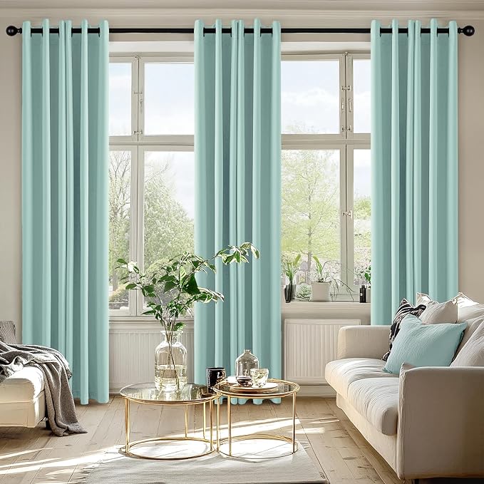 MIULEE Blackout Curtains for Bedroom Living Room 2 Panels, Thermal Insulated - Image 6