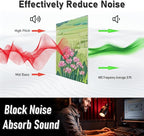 Art Acoustic Panels Tiles Decorative Room Sound Proof Foam Absorbing Panels - Image 4