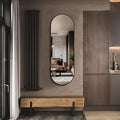 Oval Full Length Mirror, Ultra-Clear Explosion-Proof Dressing Mirror, Simple by TheiaMo