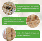 Bamboo Blinds, Custom Sizes Roller Shades - Image 2