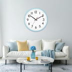 HZDHCLH Wall Clock Silent Wall Clocks Battery Operated 10 Inch Modern Non - Image 7