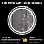 42" x 42" LED Bathroom Mirror - Image 7