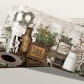 Farmhouse Peel and Stick Wallpaper Border by IOHEFY