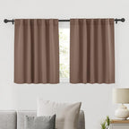 RYB HOME Short Curtains for Kitchen, W42 x L36 inch by RYBHOME