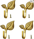 Decorative Wall Hooks 4 Pack, Metal Curtain Holdbacks by Unknown