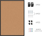 Cork Board Bulletin Board 48" x 36", Office Board - Image 8