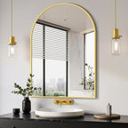 Delma Arched Bathroom Mirror, Living Room and Entryway by Delma