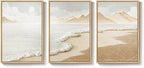 Framed Boho Abstract Beach Wall Art - Image 9