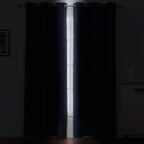 LEMOMO Navy Blue Blackout Curtains 34 x 84 Inch Length/Set of 2 Curtain - Image 3