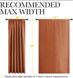 NICETOWN 2 Panels Blackout Curtains, Rod Pocket Thermal Insulated Drapess - Image 6