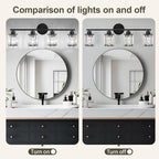 Crystal Bathroom Light Fixtures, Bathroom Lighting Fixtures Over Mirror - Image 7