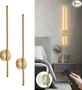 Battery Operated Modern Wall Sconces Set of Two, Rechargeable Wireless Wall by KARTOOSH