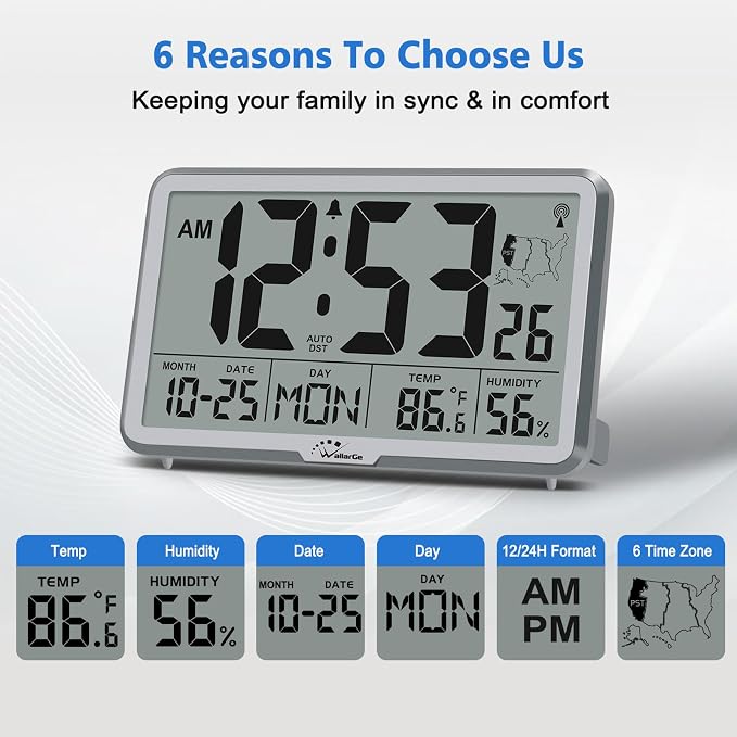 WallarGe Atomic Wall Clock - Image 5