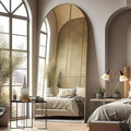 Floor Mirror, Oversized Full Length Mirror, Arched Mirror, Large Standing Mirror by AyeWish