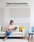 Soundsbay Acoustic Panels Self Adhesive, 12 Pack High Density Sound Proof Foam - Image 5