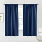 RYB HOME Blackout Curtains for Living Room, Back Tab & Rod Pocket Top by RYBHOME