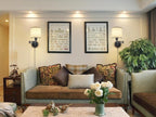 Plug in Wall Sconces with Remote Control, Dimming 10%-100% & Adjustable Colors - Image 8