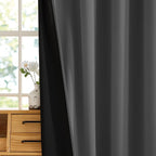 RYB HOME Grey Total Blackout Curtains - Image 7