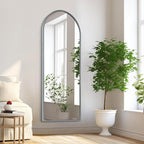Arch Full Length Wall Mirror, Metal Aluminum Frame Modern Simple Home Decor - Image 5