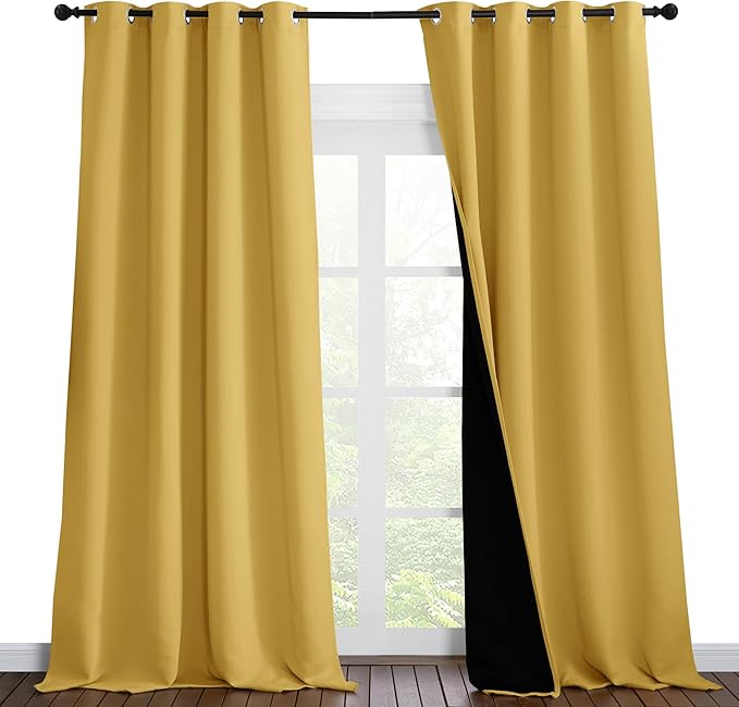 NICETOWN 100% Blackout Blinds, Laundry Room Decor Window Treatment Curtains by NICETOWN