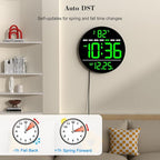 WallarGe Large Digital Wall Clock - Image 4
