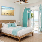 Goldfoilart Beach Canvas Wall Art - Image 4